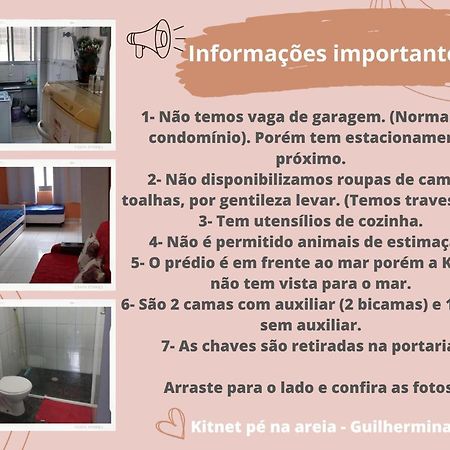 Kitnet Pe Na Areia- Guilhermina 大普拉亚 外观 照片